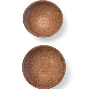 Set of 2 BOLTA FAUX BURLED WOOD 8 in. BOWL USA